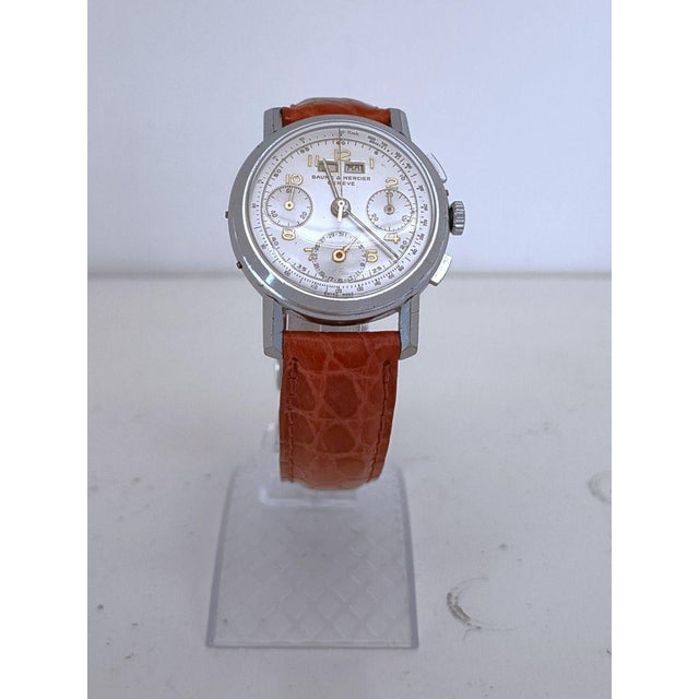 Brand Baume & Mercier Model Dato-Compax Year 1950-59 Movement Manual winding Movement type Landeron 185 Case Chromed...