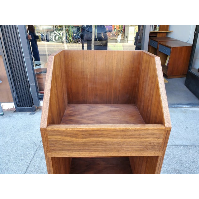 Wood London Vinyl Organizer Shelf For Sale - Image 7 of 13