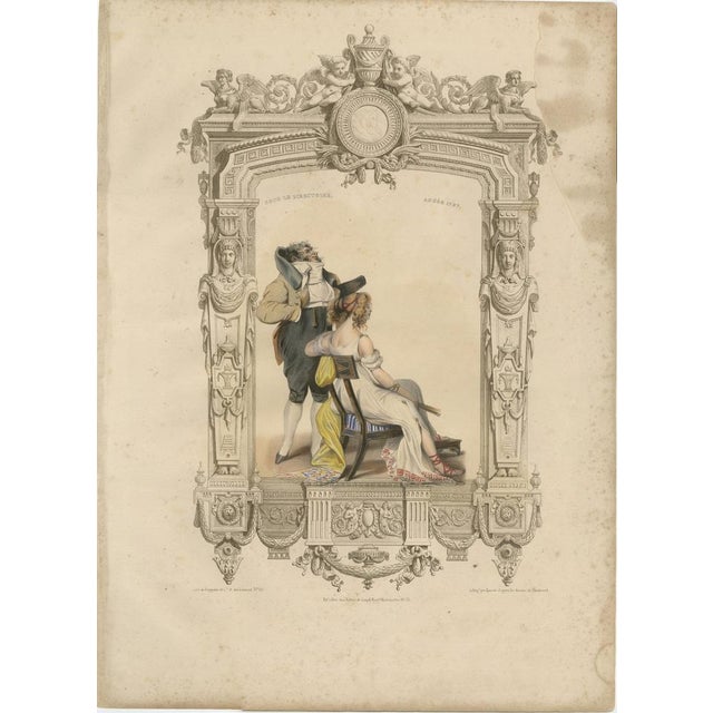 Achille Devéria, Costume Under the Directory, 1847, Lithograph For Sale - Image 15 of 15