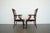 Wood Vintage Maitland Smith Chippendale Armchairs (Set of 4) For Sale - Image 7 of 16