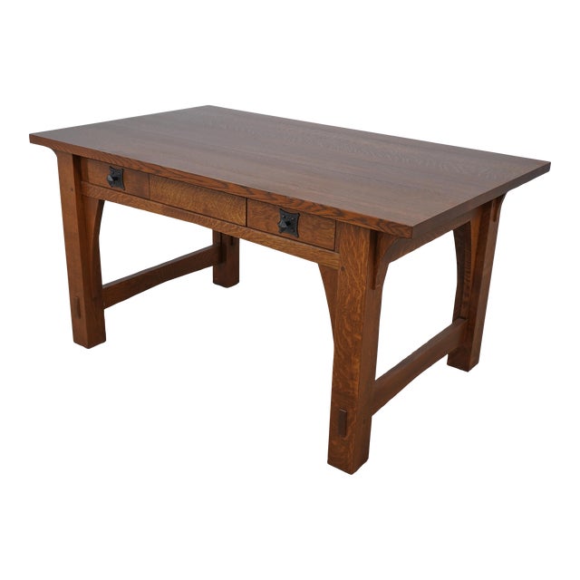 Stickley Gustav Design Arts & Crafts Mission Desk Chairish