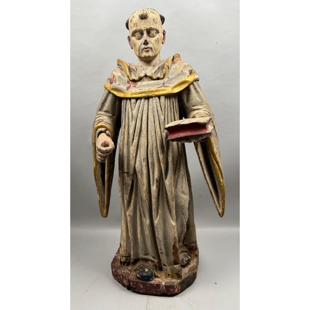 Saint Dominic, 18th Century, Oak For Sale - Image 3 of 12