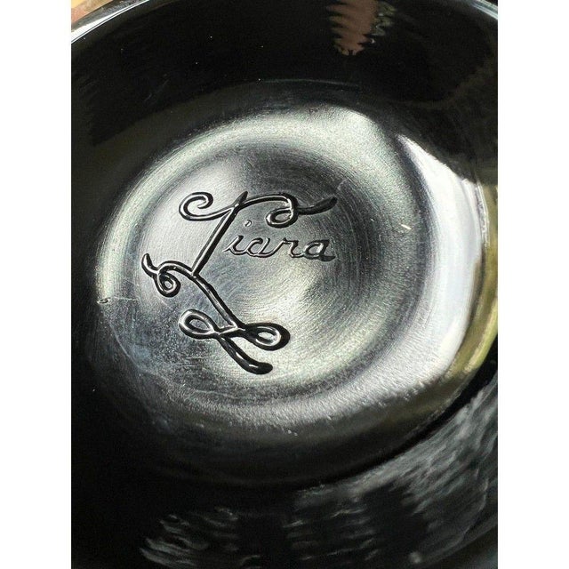 1970s Vintage Black Amethyst Ribbed Glass Mug Tankard | Indiana Glass - Tiara Exclusives For Sale In Nashville - Image 6 of 6