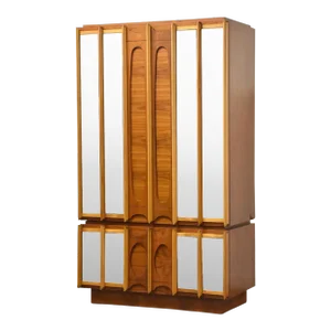 Tobago Brutalist Tall Armoire Dresser