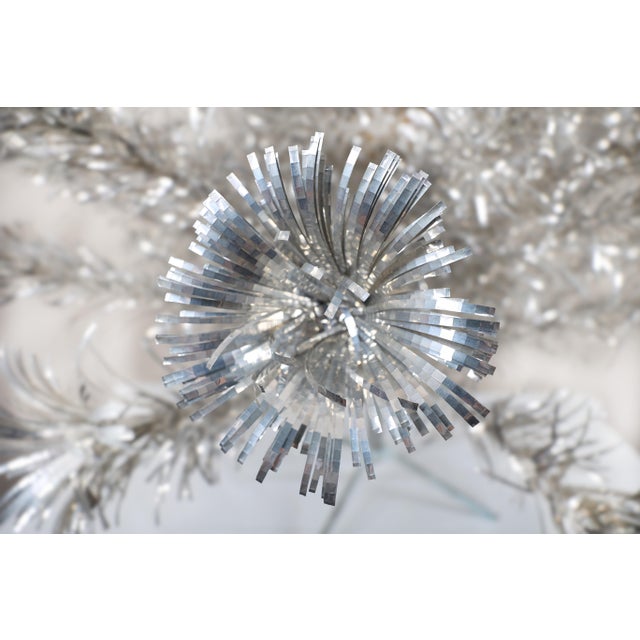 6 Foot Vintage Aluminum Christmas Tree by Silverline For Sale - Image 4 of 15