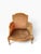 Gold Custom-Made Louis XV–Style Giltwood Bergère Chairs in Diamond-Patterned Velvet (A Pair) For Sale - Image 8 of 14