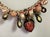 1980s 1980s Australian Rainbow Opal, Pearl and Rhodonite in Thick Sterling Silver Cabochons on Knotted Silk Chord. For Sale - Image 5 of 8