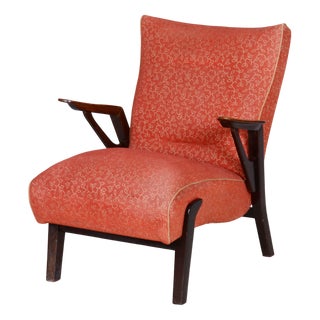 Art Deco Oak Armchair by Antonin Kybal, Czechia, 1930s For Sale