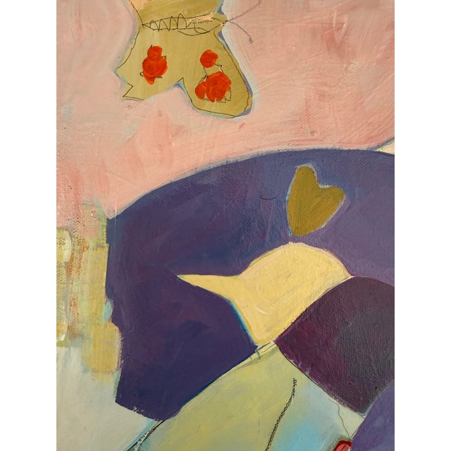 2020s “Raven and Friends” a Fun Bird Painting by LWren Walraven For Sale - Image 5 of 16