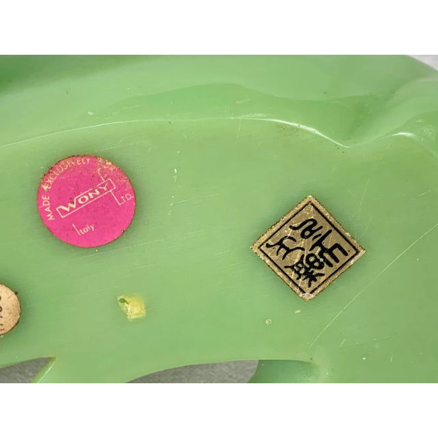 Vintage Green G Ruggeri Deer Figurine For Sale - Image 11 of 12