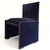 Modern Blue Velvet Model 401 Break Chairs by Mario Bellini for Cassina, 1980s, Set of 4 For Sale - Image 3 of 18