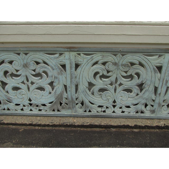 Antique Painted Metal Transom Panel, Provincetown, Massachusetts Circa 1900 For Sale - Image 4 of 7