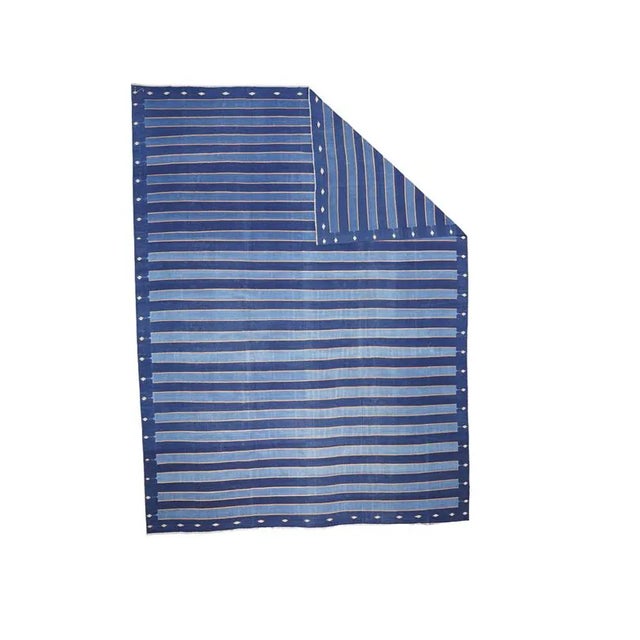 This 12x18 rug is a rare vintage Dhurrie rug from an exciting new mid-century curation by Rug & Kilim. Handwoven in a...