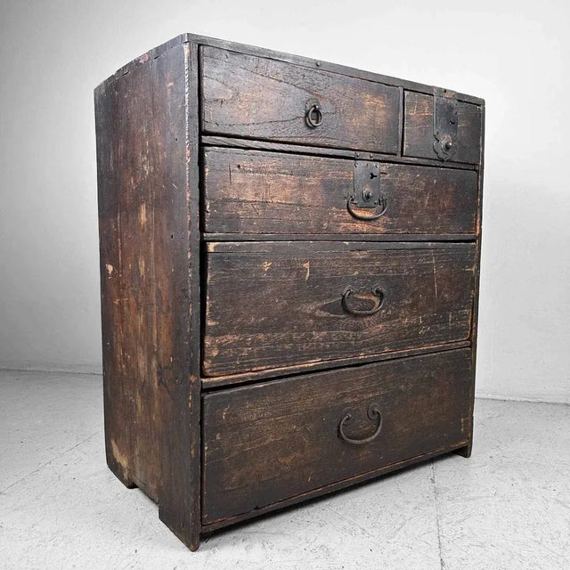 Meiji Era Tansu Cabinet, Japan, 1890s For Sale - Image 4 of 12