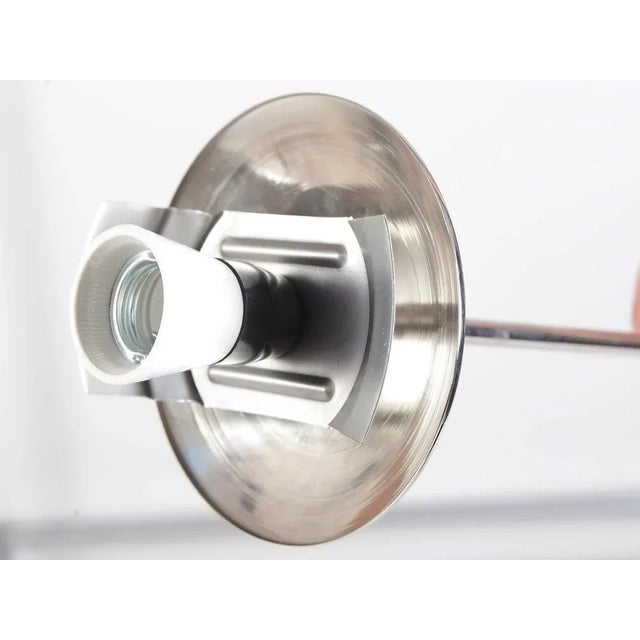 Silver Mid-Century Glass Pendants, Former Czechoslovakia, 1960s, Set of 4 For Sale - Image 8 of 11