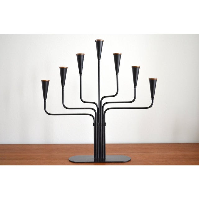 This candlestick, designed in the style of a Minora candlestick, was designed by Gunnar Ander in the 1960s and produced by...