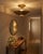 Not Yet Made - Made To Order Handmade Mid-Century Modern Brass Flush Mount Ceiling Light Art Deco Organic Design Lighting for Entryway, Bedroom, Dining For Sale - Image 5 of 16