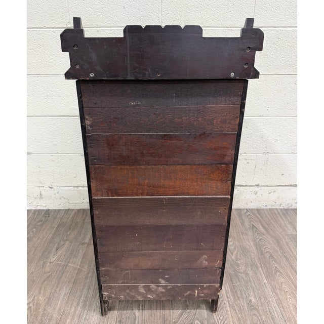 Antique Victorian Eastlake Aesthetic Movement Bedside Cabinet For Sale - Image 17 of 17
