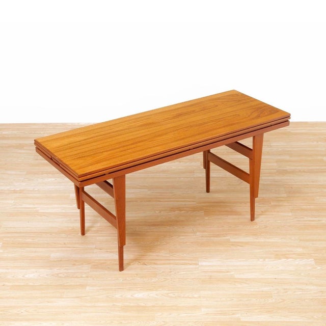 Mid-Century Modern 1960s Danish Modern Elevation Coffee / Dining Table by Trioh of Denmark For Sale - Image 3 of 15