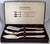 Art Deco Mid 20th Century Godinger Art Deco Style Silver Plated Cheese Knife Set For Sale - Image 3 of 7