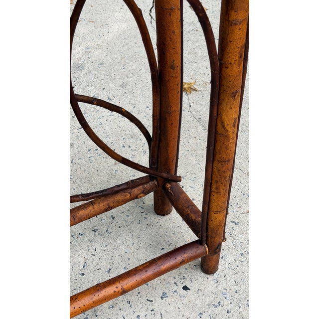 Adirondack Folk Art Rustic Twig Blanket Quilt Rack For Sale - Image 14 of 15