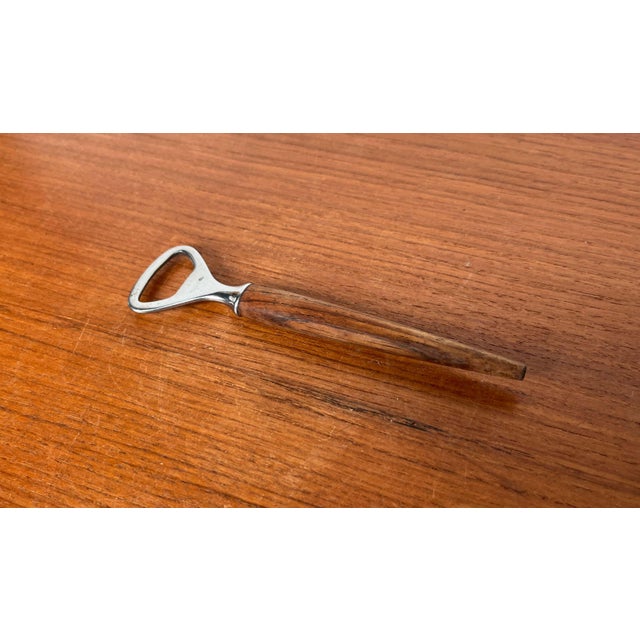 Brown Mid-Century Modern Danish Bottle Opener in Teak, 1960s For Sale - Image 8 of 14