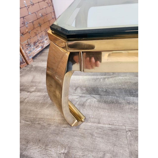 Mid 20th Century Mastercraft Brass Coffee Table by Karl Springer For Sale - Image 12 of 16
