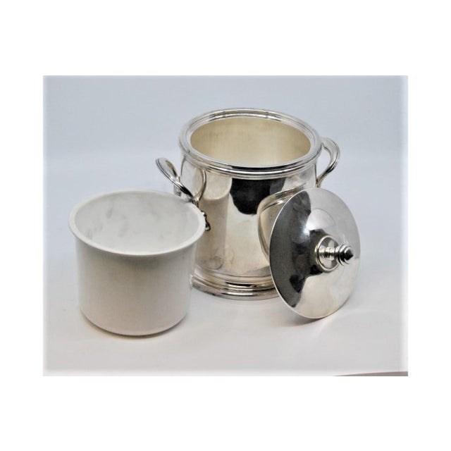 Silver Pan with Removable Interior and Lid For Sale - Image 6 of 7