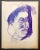 MCM portrait of a man by Paul McCarron (1933-2018) later known as a prominent New York art dealer. This work is from the...