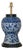 Antique Delft Blue and White Porcelain Vase Made into Modern US Wired Table Lamp For Sale