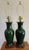 1980s Forest Green Porcelain Urn Form Lamps - A Pair For Sale - Image 9 of 9