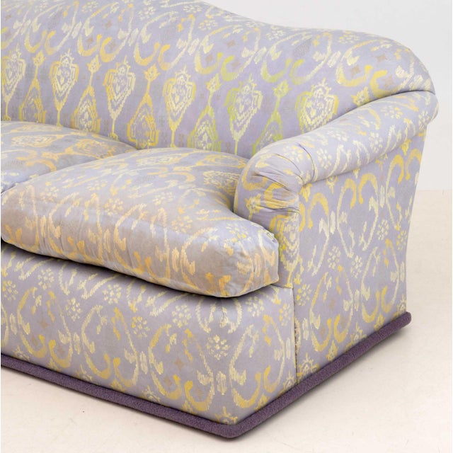 J. Robert Scott Green & Purple Upholstered Sofa For Sale In New York - Image 6 of 11