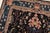 Textile Heriz Rug 5’11” X 8’11” Black Wool Vintage Traditional Hand-Knotted Carpet For Sale - Image 7 of 13