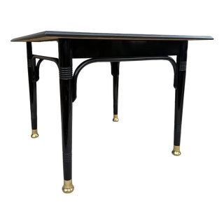 Antique Vienna Secession Bentwood Side Table attributed to J. & J. Kohn and Thonet Circle, Austria, 1890s For Sale