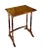 Late 20th Century Vintage Inlaid Burr Yew and Mahogany Faux Bamboo Nesting Tables - Set of Three For Sale In Atlanta - Image 6 of 10