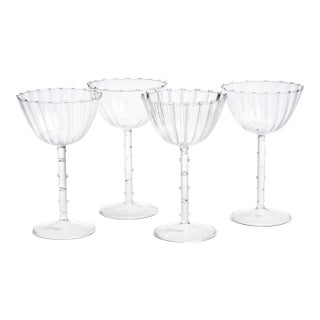 Chaumont Coupe Glasses, Set of 4 For Sale