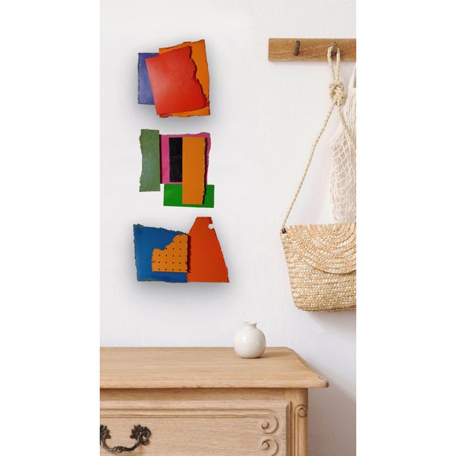 Abstract Contemporary Abstract Aerosol on Assembled Masonite (Isorel) "Untitled 171" by Andre Debono For Sale - Image 3 of 7