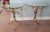 Brass A Pair 1950s Gilt Metal Palm Tree End Tables For Sale - Image 8 of 9