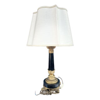 Empire Marble Table Lamp, 1960s For Sale