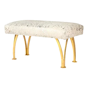 Enrico Bartolini Split Leg Bench (Hair on Hide) - 3004