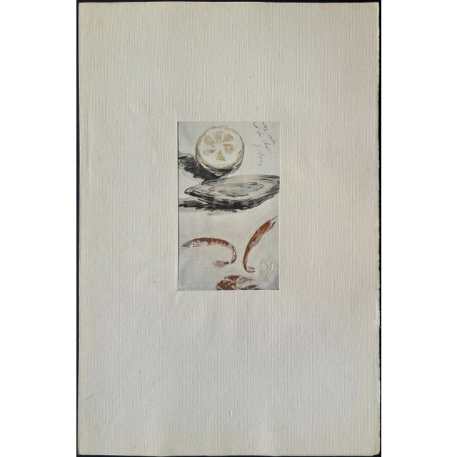 A lithograph after edouard manet from "die skizzenmappe - zeichnungen französischer meister des neunzehnten jahrhunderts"...