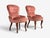 1950s Swedish Modern, Traditional Slipper Chairs, Pink Velvet, Wood, Sweden, 1950s For Sale - Image 5 of 15
