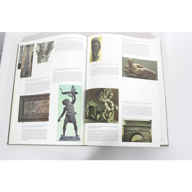 Taupe 1968 the History of World Sculpture by Germain Bazin Hard Cover Coffee Table Book With Taupe Linen Cover For Sale - Image 8 of 12