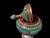 Traditional Vintage Hand Painted Copper Covered Urn For Sale - Image 3 of 9