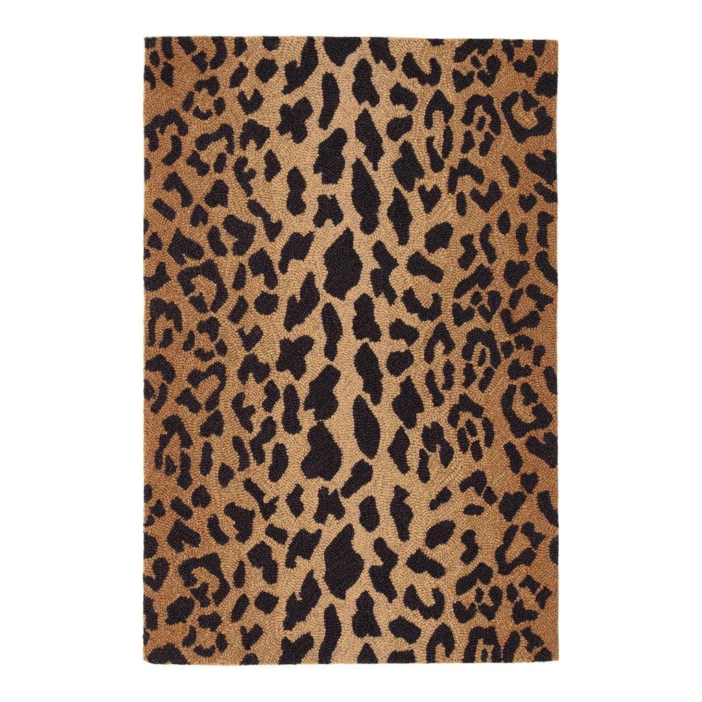 Serviette De Plage / Tapis Hermès Imprimé Léopard, Occasion - 62x90cm, Coton, Couleur Jaune