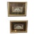 19th‑Century Neoclassical Engravings in Gilt Woven Frames - a Pair For Sale