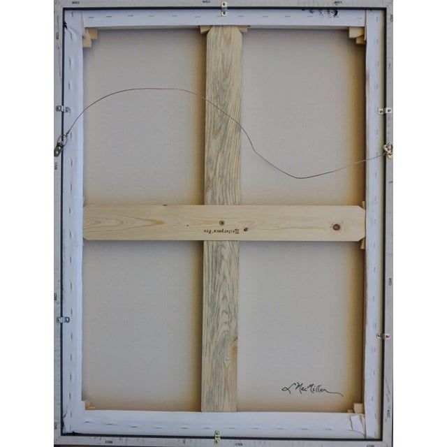 Contemporary "Down to Earth" Abstract Landscape by Laurie MacMillan, Framed For Sale - Image 3 of 6