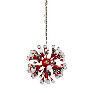 Mid-Century Sputnik Murano Glass Ball Table or Pendant Lamp, Italy, 1970s For Sale