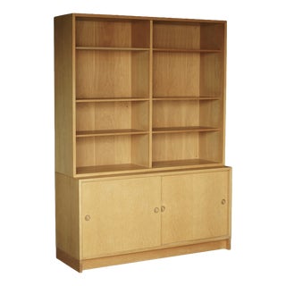 Vintage Oak Bookcase by Børge Mogensen for Karl Andersson & Sons, 1960s For Sale