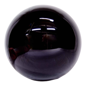 Black Obsidian Sphere, 41.3 Pounds, 9.4 Inches (Mexico #G0512)